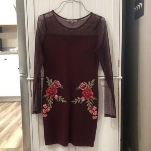 Maroon dress